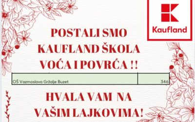 MI SMO KAUFLAND ŠKOLA VOĆA I POVRĆA