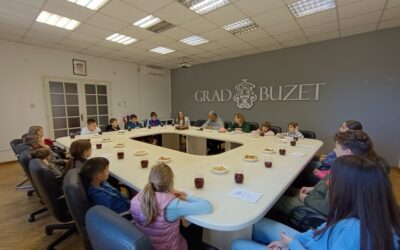 Susret učenika i gradonačelnika grada Buzeta u Dječjem tjednu