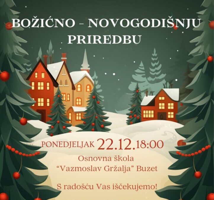 Božićno-novogodišnja priredba matične škole