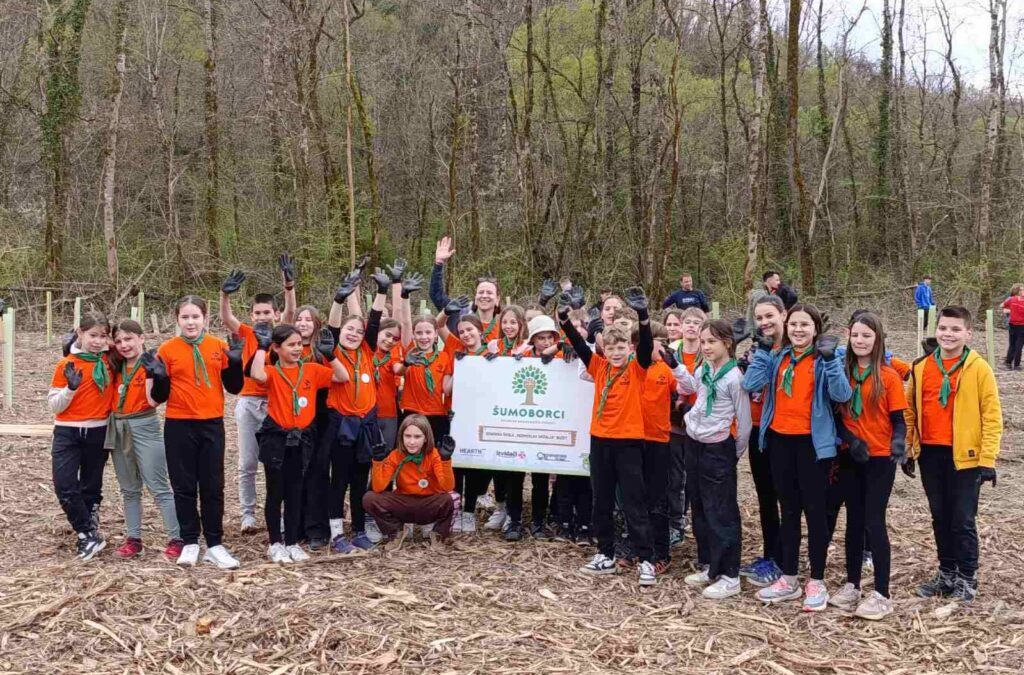 Veliki uspjeh školskih izviđača: posađeno 1000 novih hrastova u Motovunskoj šumi