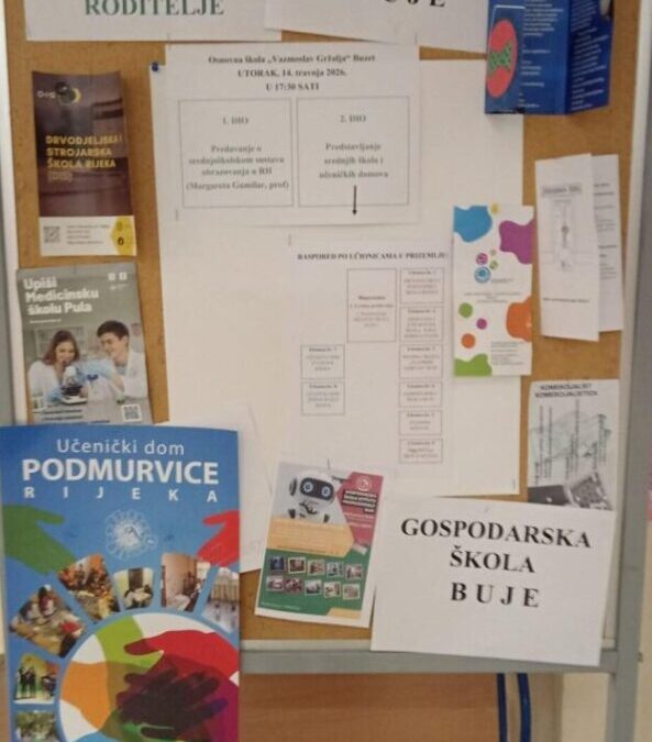 INFORMATIVNI DAN ZA OSMAŠE I NJIHOVE RODITELJE 