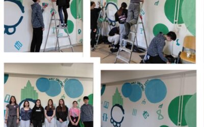 Mali umjetnici oslikali mural u Domu zdravlja