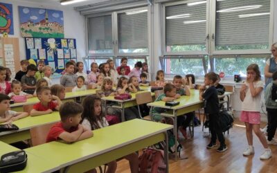 Susret budućih prvašića i učenika 1. razreda u Buzetu