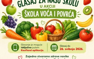Podržite našu školu u akciji „Škola voća i povrća“!