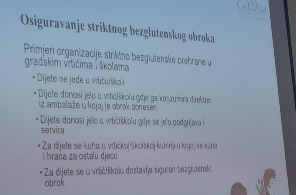 Edukacija djelatnika o celijakiji, bezglutenskoj prehrani i inkluziji